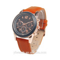 Fashion Style New Quartz Double Time Uhr Drei-Augen-Dekoration